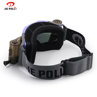 Lunettes de soleil Jiepolly personnalisées pour l'alpinisme Lunettes de soleil pour motos Lunettes de motocross polarisées Uv400 Oem Roll Off pour adultes Lunettes de moto