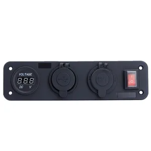 Custom mini rocker switch panel with led light waterproof 12V on off marine rocker switch panel float switch for marine