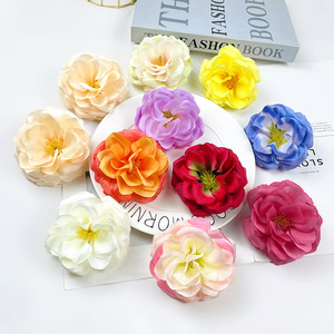 Fleurs artificielles en soie, chrysanthèmes de 9 cm de diamètre, accessoires de photographie de mariage, décorations pour la maison - Product Image 1