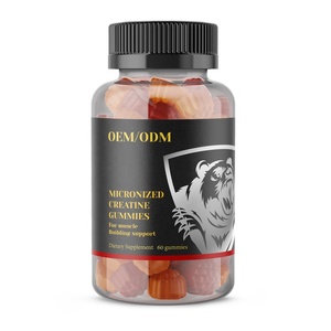 Bonbons de créatine monohydrate micronisée pure sans sucre pour adultes, OEM ODM, aliments sportifs pour hommes et femmes, pour la musculation - Product Image 1