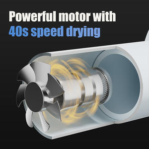 مجفف شعر أيوني عالي السرعة مع حماية من الحرارة الزائدة، يعمل بدون أسلاك، إشعاع منخفض، نفث هواء بارد، مجفف شعر محمول - Product Image 6