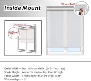 Easy Installation Custom Packaging and Size Roman Roller Shades <strong>Blinds</strong> Without <strong>Cords</strong> - Product Image 6