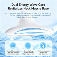 Nouveau Masseur Facial et Cervical à Microcourant, Haute Fréquence, Vibration et Chauffage pour Lifting, Anti-rides et Rajeunissement de la Peau à Domicile