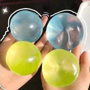 CHENXI <b>Squeeze</b> Jelly <b>Ball</b> Rainbow Coconut Oil Squishy Toy Fidget <b>Ball</b> Stress Relief Fun Sensory Fidget Toy - Product Image 3
