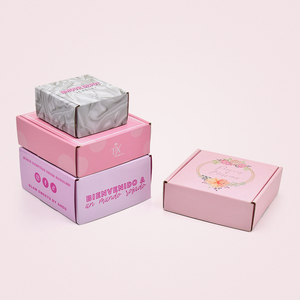 Biểu tượng tùy chỉnh các tông sóng hộp giấy nghệ thuật vận chuyển bưu phẩm cho nến giao hàng với chèn cho nến - Product Image 2