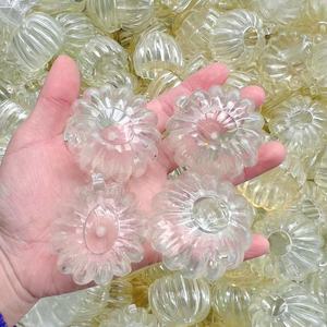 ขวดน้ำหอมใสแบบ DIY รูปทรงเปลือกหอยเป่าลม ชิ้นส่วนประกอบสำหรับบรรเทาความเครียด ลูกบอลเปล่าสำหรับบีบคลายเครียด ภาชนะใส่ของเล่นบีบ - Product Image 3