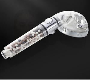 Cabezal de ducha iónico con interruptor de encendido y apagado, alcachofa de ducha desmontable de mano de alta presión con filtro extraíble - Product Image 6