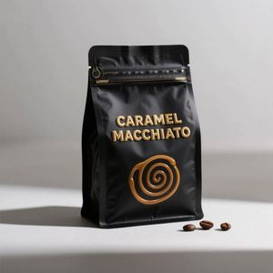 Custom Print Flat Bottom Smell Proof Ziplock Stand up Pouch Packet Coffee Food Food <b>Packaging</b> <b>Bags</b> - Product Image 5