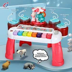 Juguete de Piano Musical Giratorio Chengji para Bebés, Mesa de Actividades para Niños, Teclado con Luz y Sonido, Órgano Electrónico Multifuncional para Niños - Product Image 4