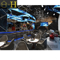 Night Club Meubles Présentoir Conseil Plafond Design D'intérieur Laser Lumières Bar Comptoir Décoration