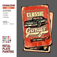 Prix d'usine, impression personnalisée avec votre propre design, petite taille, poster métallique d'avertissement personnalisé, plaque murale en métal