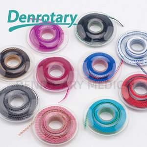 Chaîne de puissance orthodontique transparente en élastomère pour hygiène buccale, avec cale de rotation pour brackets dentaires - Product Image 1