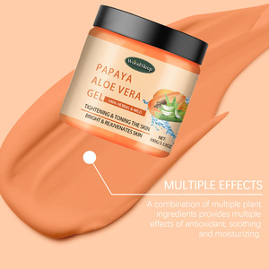 Hidratante facial orgánico natural Crema facial Loción hidratante antiarrugas Papaya Crema facial de aloe - Product Image 2