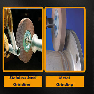 Strumenti abrasivi 100*25*16mm ossido di alluminio ruota a lembo non montata per la finitura ampia superficie piatta e concava - Product Image 6