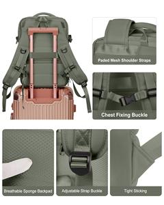 Custom 2025 Popular Men's Multi-functional Travel <b>Backpack</b> Expandable <b>Water</b> <b>Resistant</b> Student Bag Usb Charging Port <b>Backpack</b> - Product Image 5