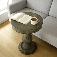 Fabrication professionnelle en Chine table basse antique personnalisée OEM petite table à thé en bois durable mobilier de salon de style moderne