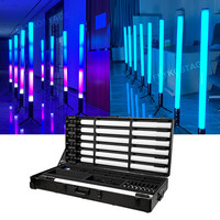 FLYKO Batterie sans fil 360 Pixel Tube IP65 Étanche Rgb Rechargeable Led Tube Light Bar Dj Light Dmx