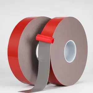 Foam Tape Transparent China Customized Waterproof Acrylic Double Sided Masking No Printing CN GUA Factory Custom Wholesale Red