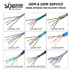 Sipu באיכות גבוהה יצרני כבל tp fp 305m לכל מחיר r45 cat5 e cat6 חתול 6 עם רשת lan - Product Image 2