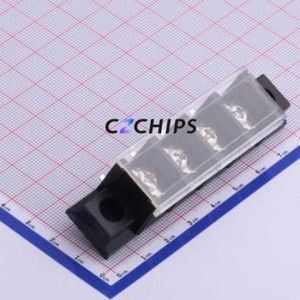 KF78RM-13.0-4P Barrier Terminal Block Bent Lead Through Hole,P=13mm Connector With Cover Plate 13mm 1x4P Right Angle Pin - Product Image 1