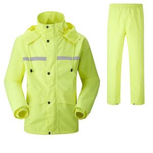 Completo Impermeabile Giacca e <span class=keywords><strong>Pantaloni</strong></span> Antipioggia Spesso Doppio Strato Impermeabile per Moto Poncho Taglia Grande Completo da Pesca Abbigliamento Antipioggia per Uomo e <span class=keywords><strong>Donna</strong></span> - Product Image 4