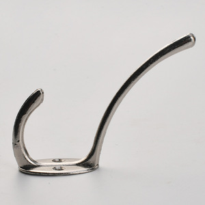 Single <b>Wall</b> Mounted Clothes <b>Hook</b> Zinc Alloy Antique Bronze <b>Gold</b> Silver Minimalist Design Easy Installation Robe <b>Hook</b> - Product Image 4