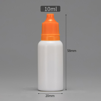 Flacons compte-gouttes en PEHD en vrac, 2 ml, 5 ml, 10 ml, petits flacons vides avec bouchon inviolable pour réactifs de laboratoire