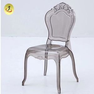 Wedding Event Furniture Stack Princess Bride and Groom Transparent Bella Dining <b>Chairs</b> for Hotel and Restaurant Catering - Product Image 1