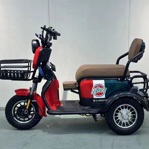 Tricycle électrique agréable, capacité de charge 200 kg, autonomie 50 km, moteur différentiel, carrosserie ouverte, pour usage familial - Product Image 1