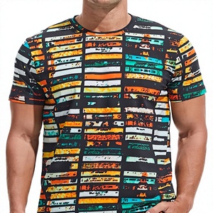 เสื้อยืดผู้ชายแฟชั่นฤดูร้อนแบบใหม่ แขนยาวสองชั้น คอกลม ทรงหลวม พิมพ์ลายลำลอง ระบายอากาศ แห้งเร็ว ไม่เป็นขุย - Product Image 1