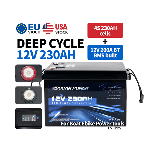 New Lead Acid Replacement LiFePO4 Battery Pack 12v/24v 100ah 200ah 280Ah 400Ah Lithium Serve Wide Operating Temp 6000 Cycles