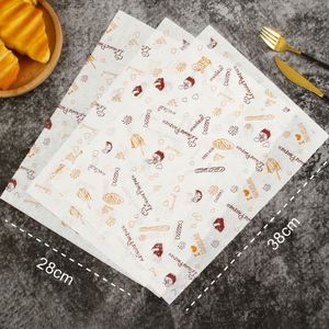 Envoltorios de Papel para Alimentos Impresos Personalizados 2026, Envoltorio para Hamburguesas, Papel Antigrasa para Sándwiches, Paquete de Alimentos de PE - Product Image 2