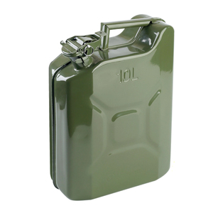 Personnalisé 10l acier <span class=keywords><strong>métal</strong></span> large bouche motorsport 4x4 hors route jerrycan vide - Product Image 1
