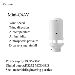 Mini-C6AG Capteur météo ultrasonique 6-en-1 <span class=keywords><strong>Vitesse</strong></span> du vent 0-45m/s IP65 Surveillance multiparamètres - Product Image 5