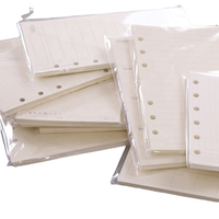 Page intérieure de la grille de points Recharge de 40 feuilles de cahier à spirale Classeur à anneaux en papier à feuilles mobiles pour Filofax Planner Filofax Planner Papers