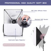 Kit de Studio Photo Professionnel avec Boîte à Lumière 50x70CM et Éclairage