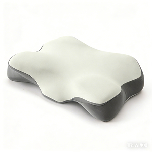 Oreiller cervical ergonomique réglable en mousse à mémoire de forme, soulagement des douleurs cervicales et housse respirante pour les dormeurs à domicile - Product Image 4