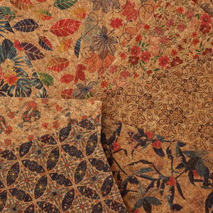 Thiết Kế 0.45 Mm Hữu Cơ Vegan Tổng Hợp In PU Da Nút Chai Vải Cho Quần Áo Túi Giày Làm Điện Thoại Trường Hợp Bìa Máy Tính Xách Tay - Product Image 6