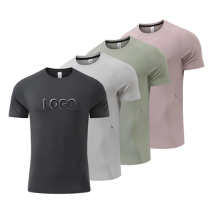 Camisetas Deportivas para Hombre de Secado Rápido, Camisetas de Nailon para Correr, Transpirables, Absorbentes, para Gimnasio, Entrenamiento - Product Image 1