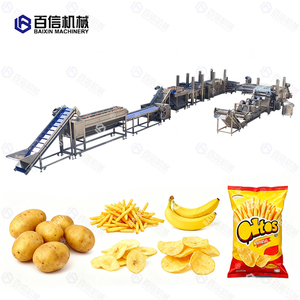Línea de producción de patatas fritas de 300/500/1000 Kgh Línea de producción de patatas fritas crujientes SUS 304 Totalmente automática - Product Image 2