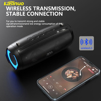 Haut-parleurs portables sans fil TWS BT avec basses stéréo LED RGB étanches à vendre en 2024