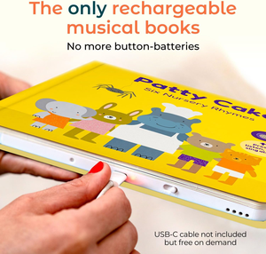 <span class=keywords><strong>Livre</strong></span> sonore interactif rechargeable personnalisé avec capteur tactile, <span class=keywords><strong>livre</strong></span> audio pour l'apprentissage précoce, comptes-rendus et chansons de berceuse pour enfants - Product Image 2