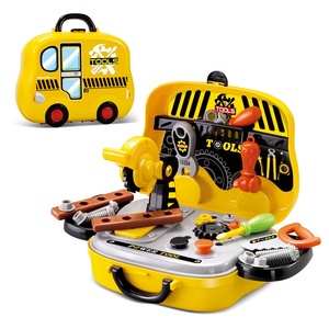 Trousse à outils pour enfants, jouets de simulation, banc de travail, boîte à outils portable pour garçons - Product Image 2