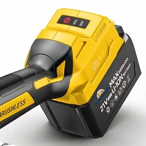 <span class=keywords><strong>Smerigliatrice</strong></span> Angolare Elettrica Industriale <span class=keywords><strong>Senza</strong></span> Fili 18V Li-ion 4Ah Brushless Certificata CE GS per Taglio e Lucidatura - Product Image 6