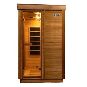 Carbon Heating Wooden Outdoor Far Infrared Sauna Cabin 4 Person Infrared Sauna Room