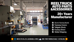 REELTRUK Venta al por mayor de fábrica Estribos laterales eléctricos de aleación de aluminio para Land Cruiser LC250, estilo de lujo, con sistema de tornillos - Product Image 4