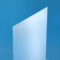 Diffuseur prismatique transparent en PS de haute qualité, feuille de diffusion anti-éblouissement, feuille prismatique pour éclairage LED