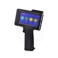 Imprimante jet d'encre portable TIJ, machine de codage Handjet, cartouche 12,7 mm 42 ml, codeur de date et de numéro de lot pour carton, tuyau, câble
