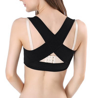 En gros, Gilet de maintien de poitrine pour femmes, Correcteur de posture, Soutien dorsal, Soutien-gorge à bretelles en X, Gilet sculptant