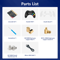 ACEBOTT Pack d'extension de jeu d'usine Projet scolaire Robot contrôleur de voiture Kits de poignée Microbit pour contrôleur de voiture Robot Microbit